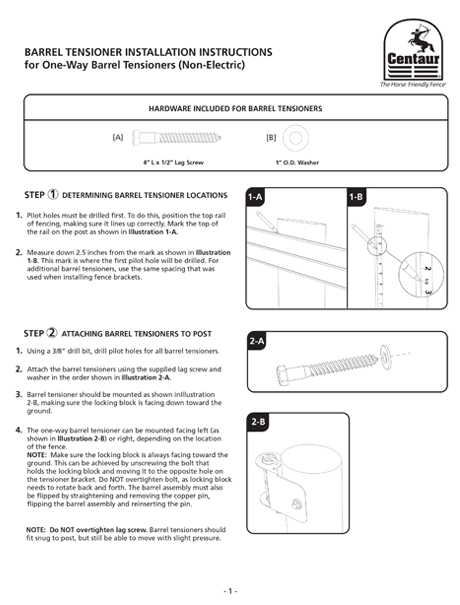 Installation documents