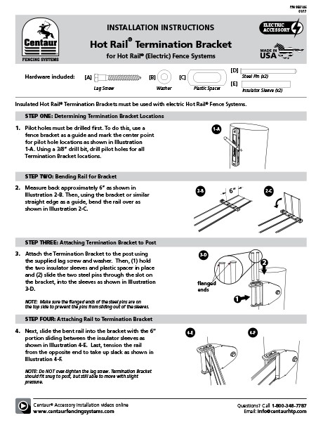 Installation documents