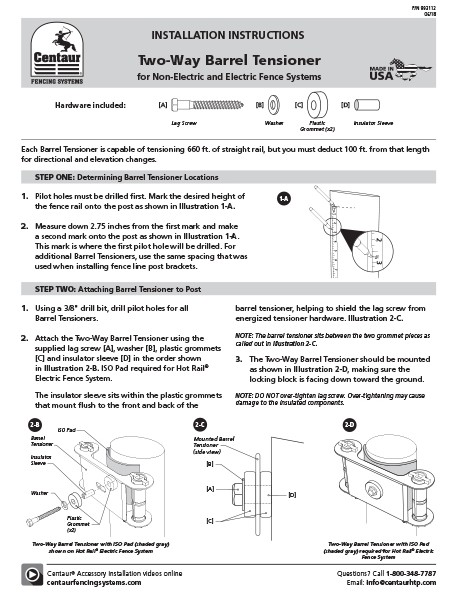 Installation documents